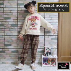 裏起毛チェックパンツ☆By　ティアちゃん